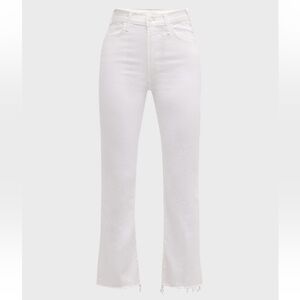 NWOT MOTHER "The Hustler" ankle fray jeans